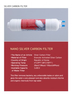 Filtru Silver-Carbon - Y