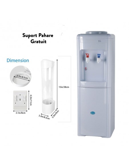 dozator apa cu suport pahare