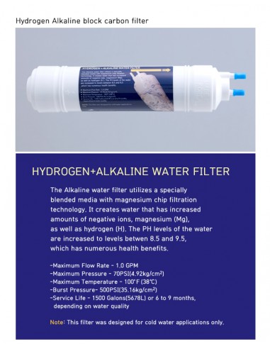 Filtru Hydrogen si Alcalin Y